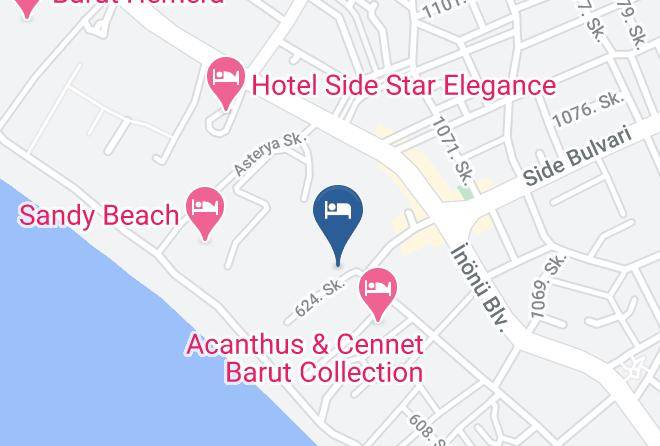 Manavgat - Sirma Hotel Maps