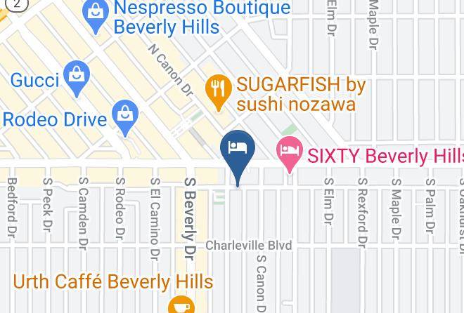 Los Angeles - Sirtaj Hotel Maps
