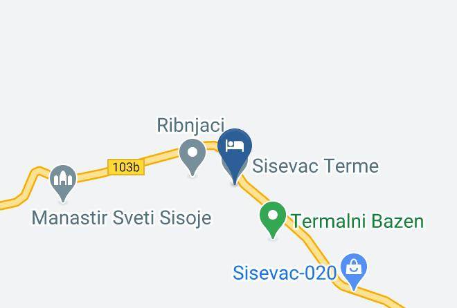 Pomoravski - Sisevac Terme Maps