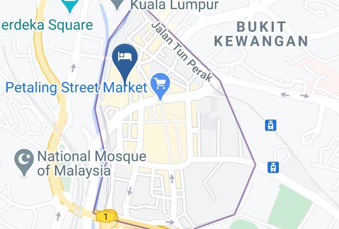 Kuala Lumpur - Sisiseni Hotel Kl Maps