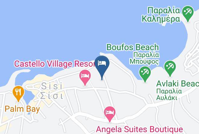 Lasithi - Sissi Bay Hotel Maps