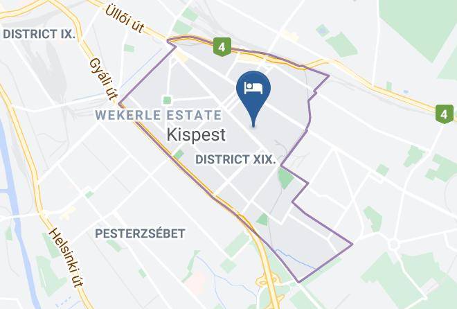 Budapest 19 Kerulet - Sissi Panzio Bt Maps