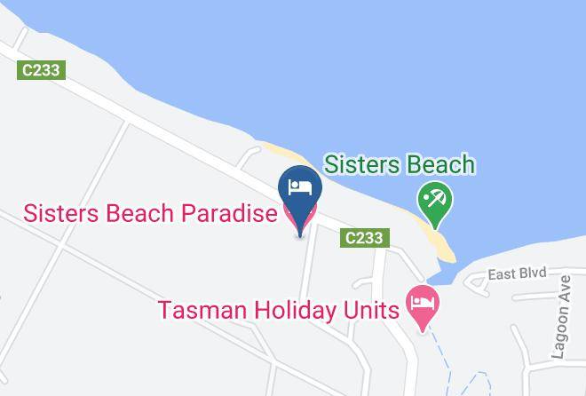 Waratahwynyard - Sisters Beach Paradise Maps