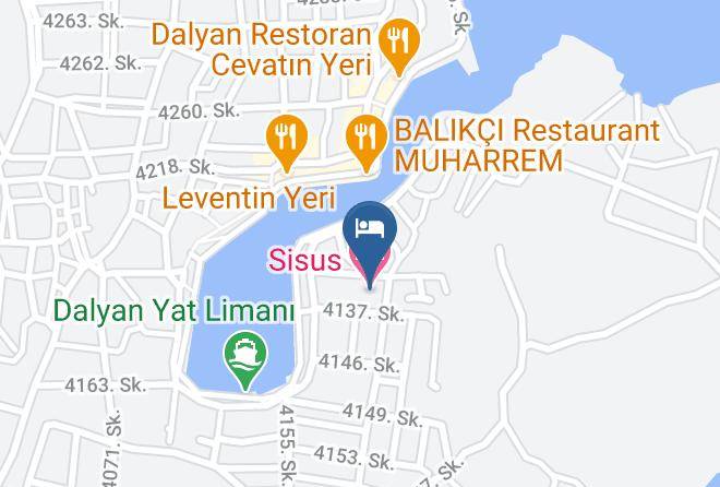 Cesme - Sisus Hotel Maps