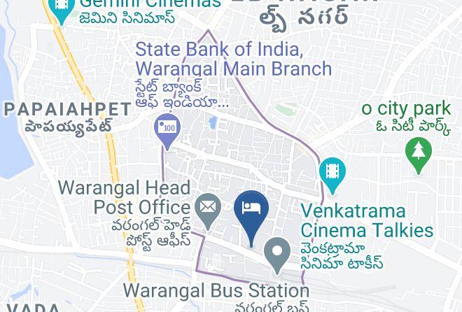 Warangal - Sitara Grand Family Restaurant Maps