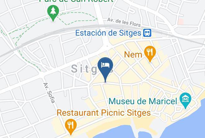 Barcelona - Sitges Central Maps