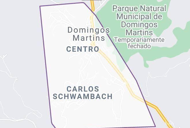 Domingos Martins - Sitio Pousada Vista Verde Maps