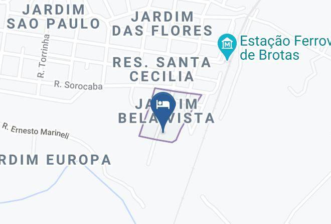 Brotas - Sitio Roda D'agua Maps