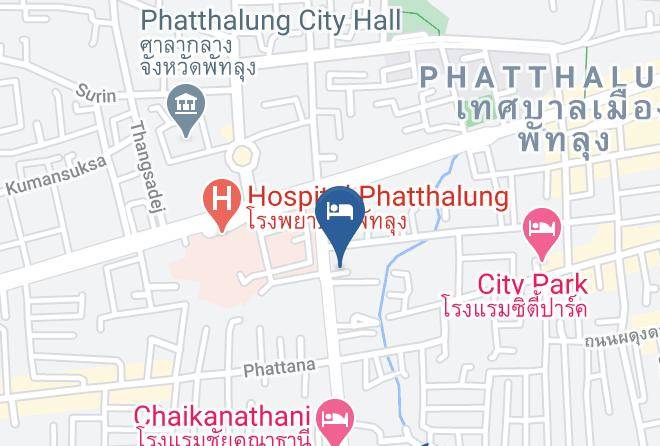 Amphoe Mueang Phatthalung - Sitthinard Grandview Hotel Maps
