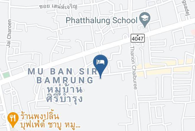 Amphoe Mueang Phatthalung - Siva Royal Hotel Maps