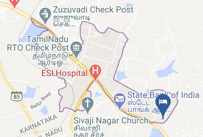 Hosur - Sivaranjani Hotel Maps