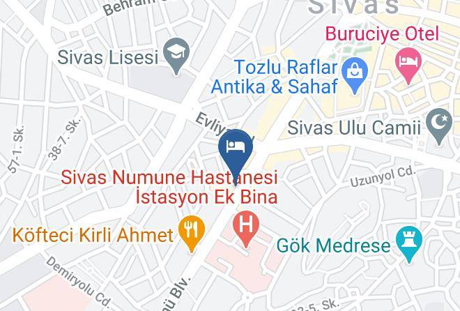 Sivas Ortulupinar - Sivas Buyuk Hotel Maps