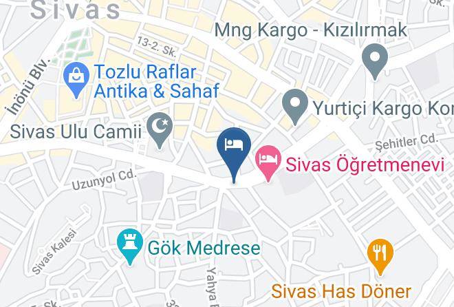 Sivas Pulur - Pasabey Otel Maps
