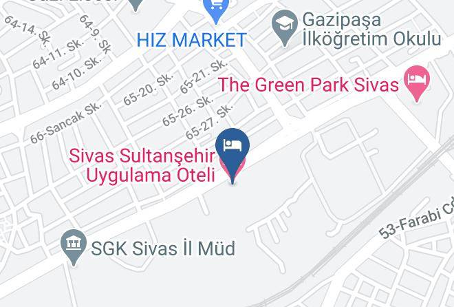 Sivas Kumbet - Sivas Sultansehir Uygulama Oteli Maps