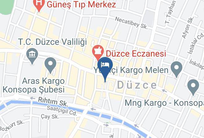 Duzce Cedidiye - Sivrikaya Otel Maps