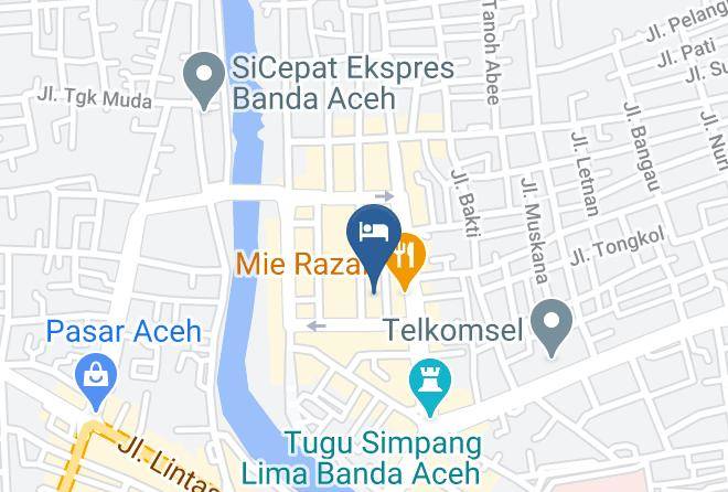 Kota Banda Aceh - Siwah Hotel Maps