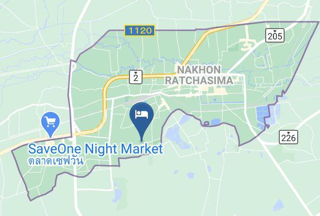 Amphoe Mueang Nakhon Ratchasima - Siwanut Living Hotel Maps