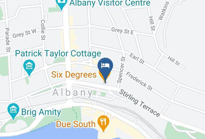 Albany - Six Degrees Albany Cbd Boutique Hotel Maps