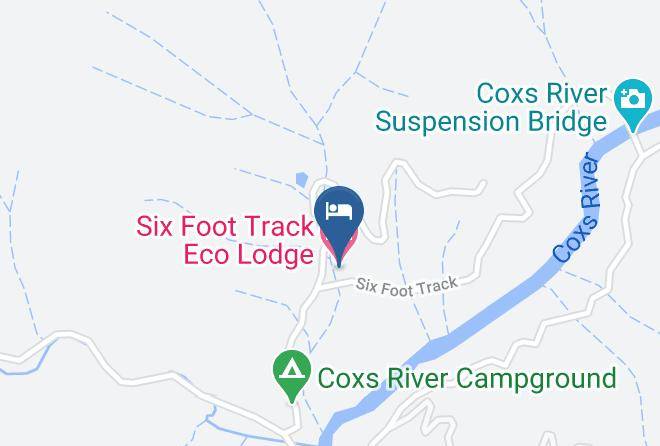 Lithgow - Six Foot Track Eco Lodge Maps