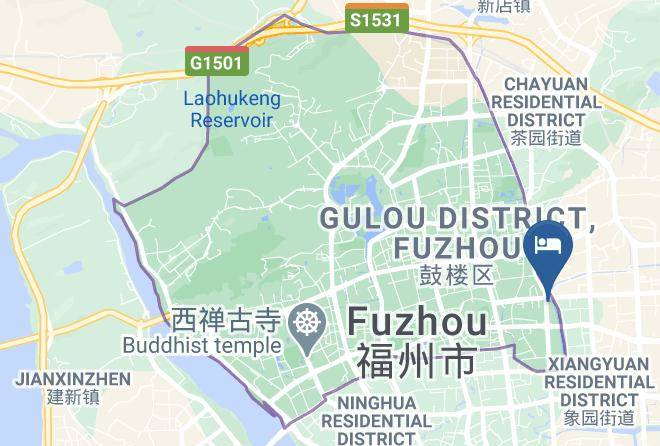 Fuzhou - Sixiangjia Fuzhou City Theme Hotel Maps