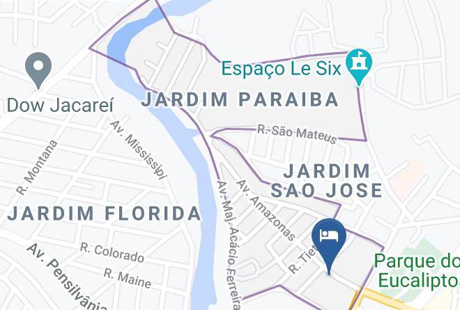Jacarei - Sixs Hotel Maps