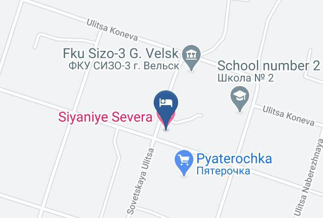Velsky District - Siyaniye Severa Hotel Maps