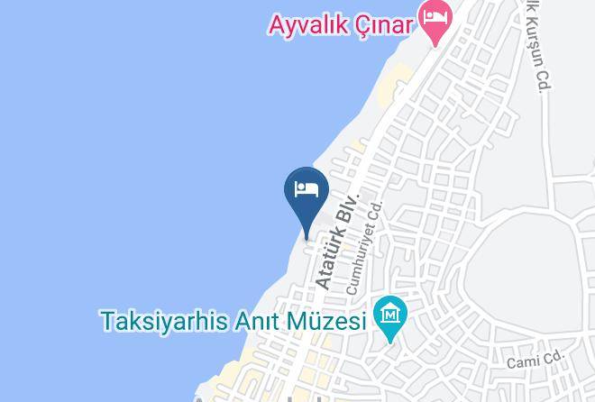 Ayvalik - Sizmahan Hotel & Restaurant Maps