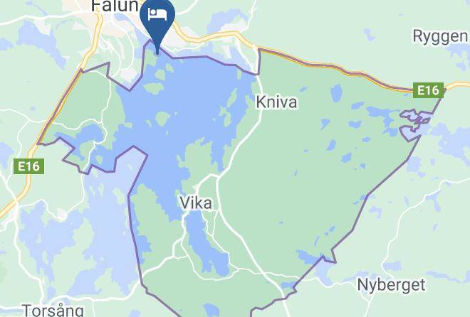 Falun Municipality - Sjosidan Falun Framby Udde Dalarna Maps