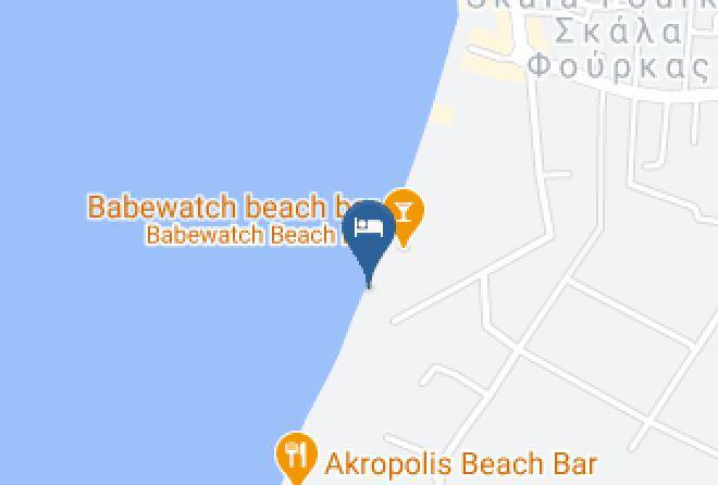 Skala Fourkas Beach Map