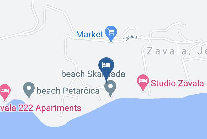 Jelsa - Skalinada Hotel & Restaurant Maps