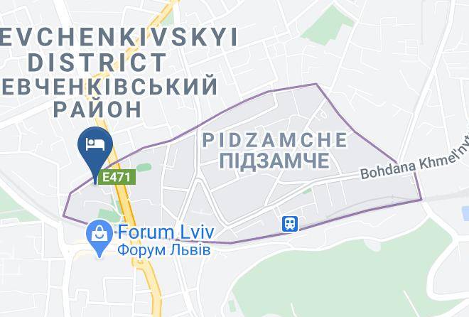 Lviv - Skarbek's Mini Hotel Maps