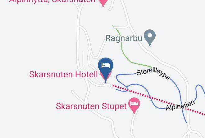 Skarsnuten Mountain Resort & Spa Map