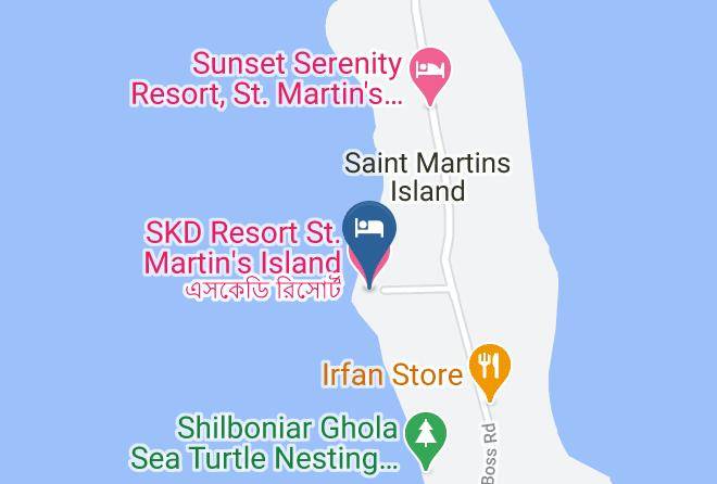 Chittagong - Skd Resort St Martin's Island Maps