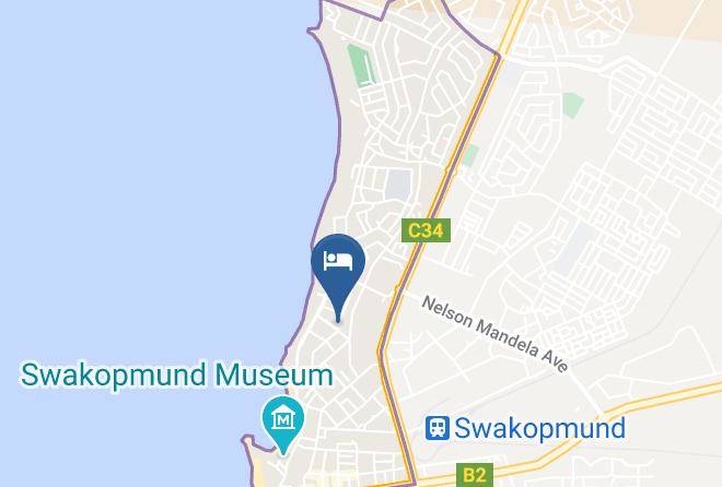 Swakopmund - Skeleton Beach Backpackers Maps