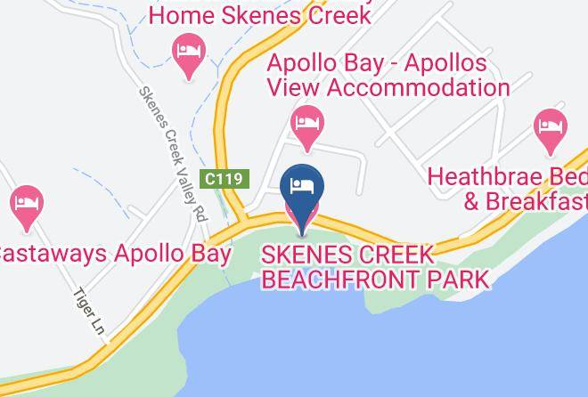 Colac Otway - Skenes Creek Beachfront Park Maps