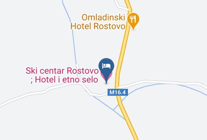 Srednjobosanski - Ski Centar Rostovo Hotel I Etno Selo Maps