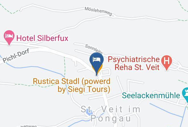Sankt Johann Im Pongau - Ski & Golf Hotel Garni Rustica Siegi Tours Maps