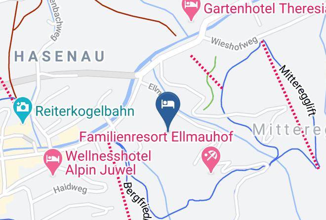 Zell Am See - Bike & Ski Hotel Unterellmau Maps