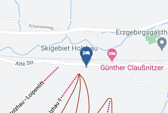 Skigebiet Holzhau Map