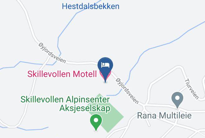 Skillevollen Hotell Map