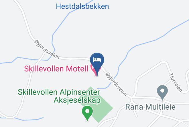 Rana - Skillevollen Motell As Maps