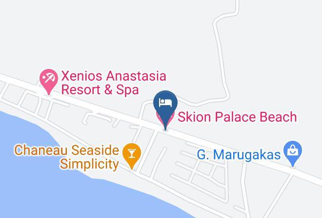Skion Palace Beach Hotel Map