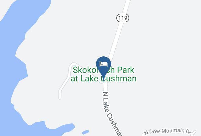 Mason - Skokomish Park At Lake Cushman Maps