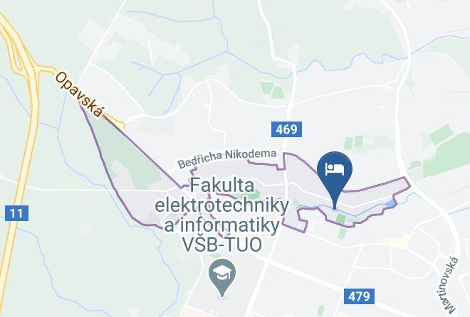 Ostrava - Skolici Stredisko Abena S Ubytovanim Maps
