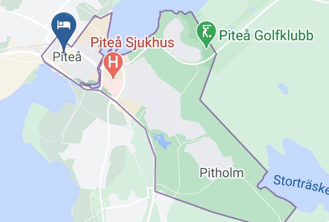 Pitea - Skoogs City Bnb Maps