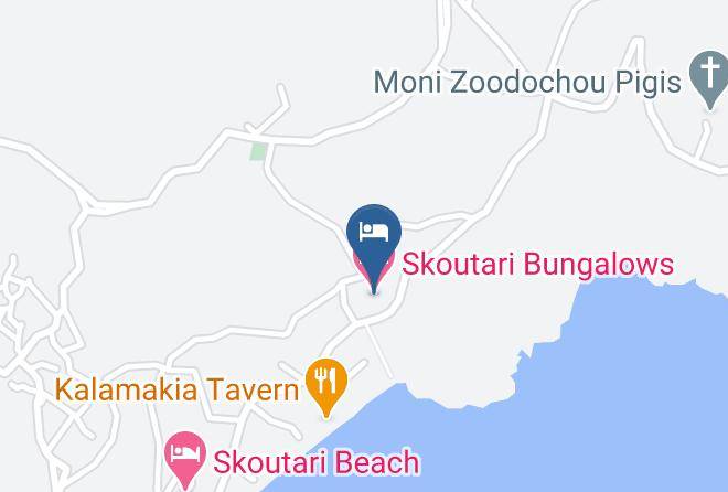Lakonia - Skoutari Bungalows Maps