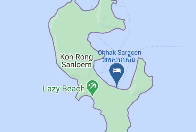Preah Sihaknuk Town - Sky Beach Resort Maps