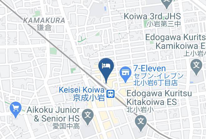 Edogawa Ward - Sky Heart Koiwa Hotel Maps