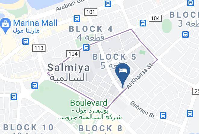 Al Salmiyah - Sky Hotel Maps