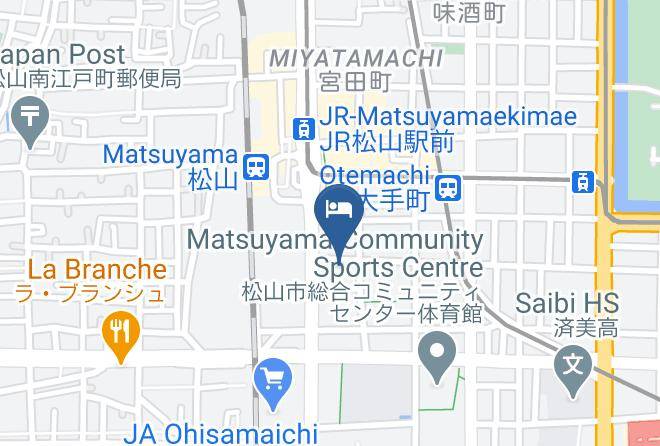 Matsuyama City - Sky Hotel Maps